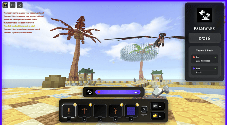 ⚔️PVP [PALM WARS 🌴] 