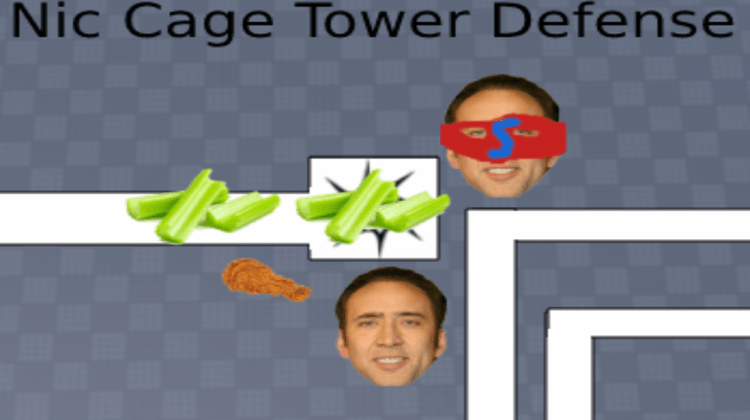Nic Cage Tower Defense